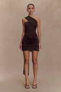 Mattea Slinky & Mesh Mini in Chocolate - Meshki