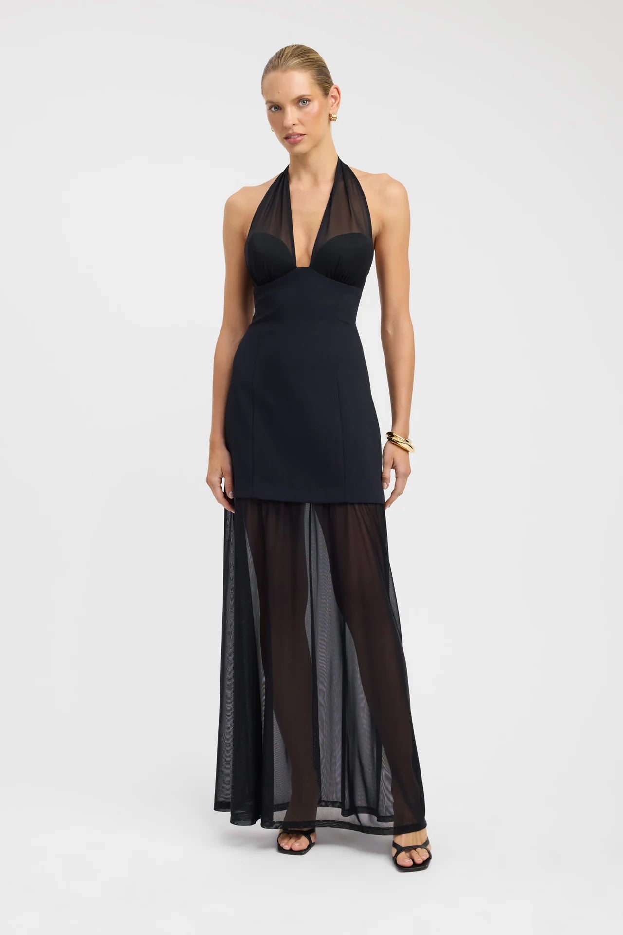 Oyster Mesh Maxi in Black — Kookai