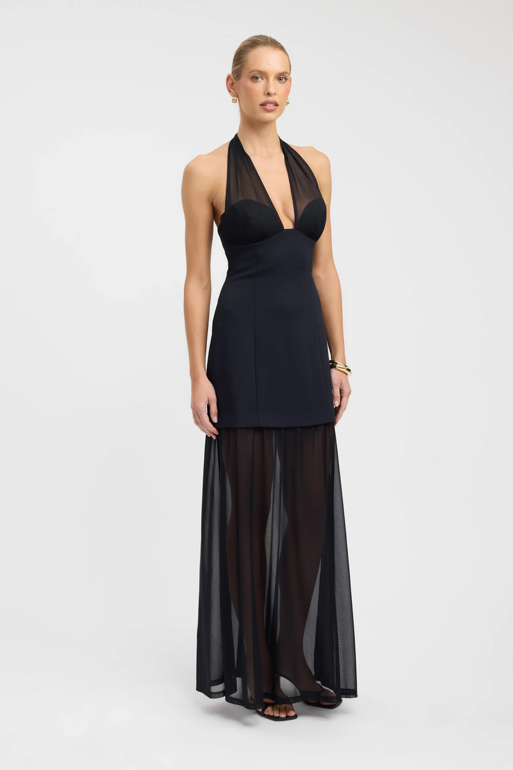Oyster Mesh Maxi in Black — Kookai