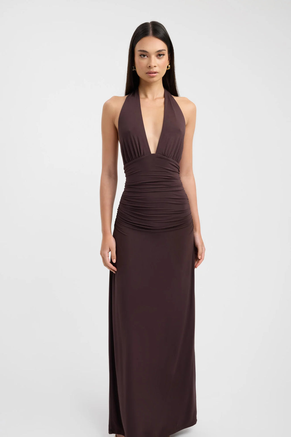 Leni Maxi in Dark Mahogany - Kookai