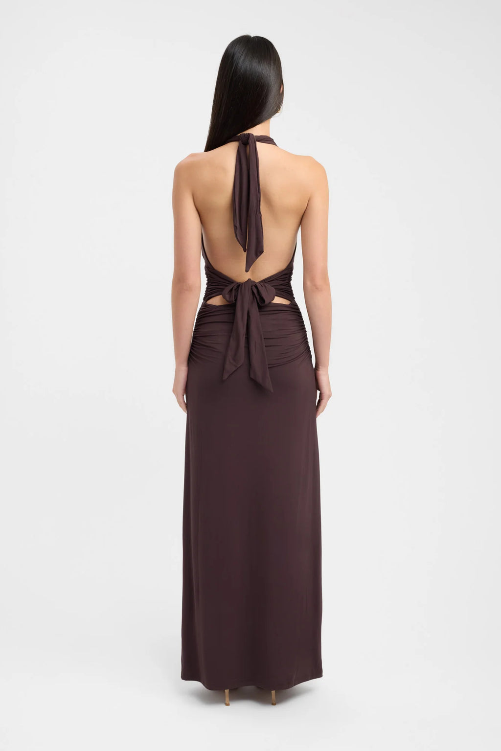 Leni Maxi in Dark Mahogany - Kookai