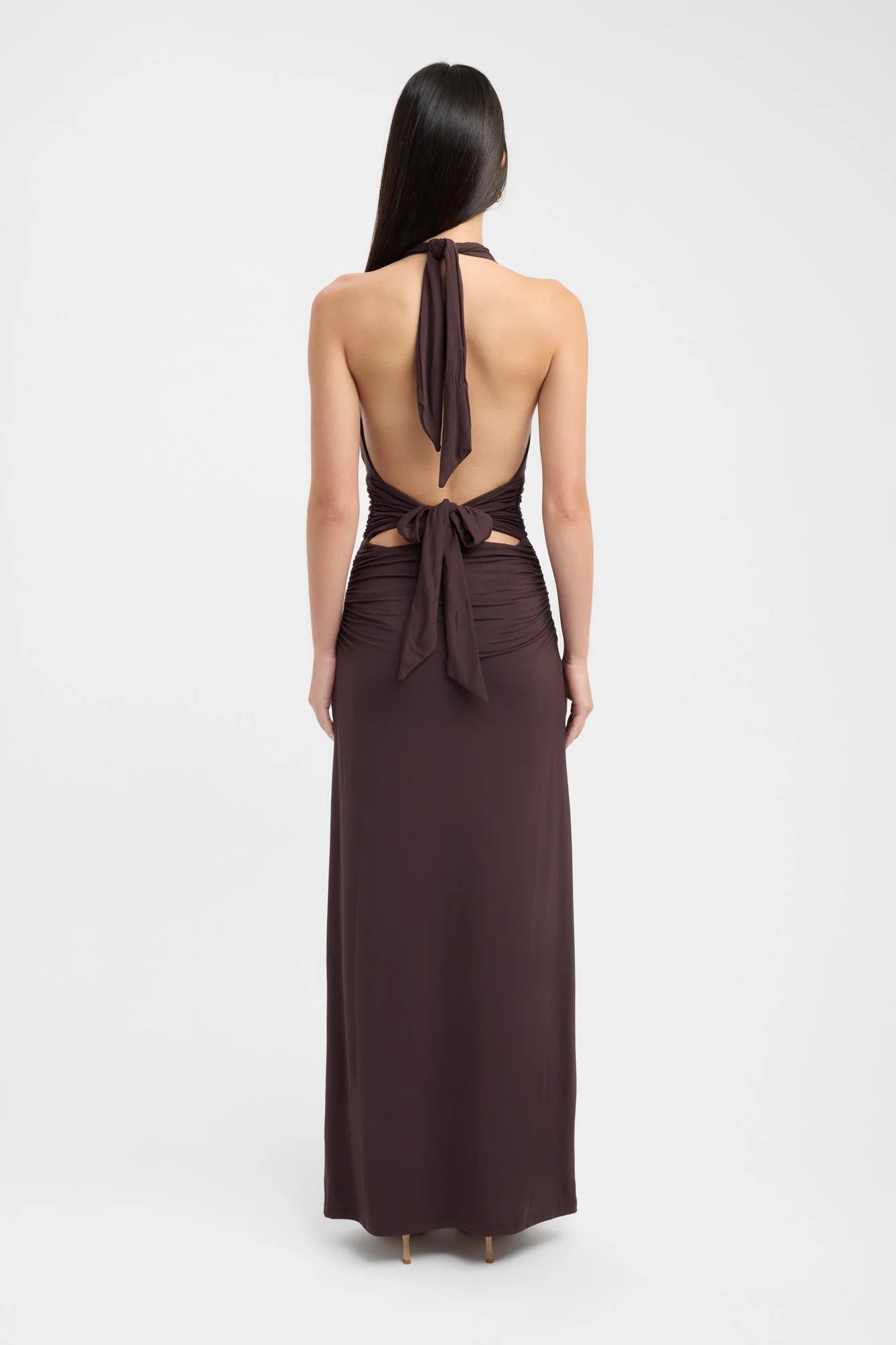Leni Maxi in Dark Mahogany - Kookai