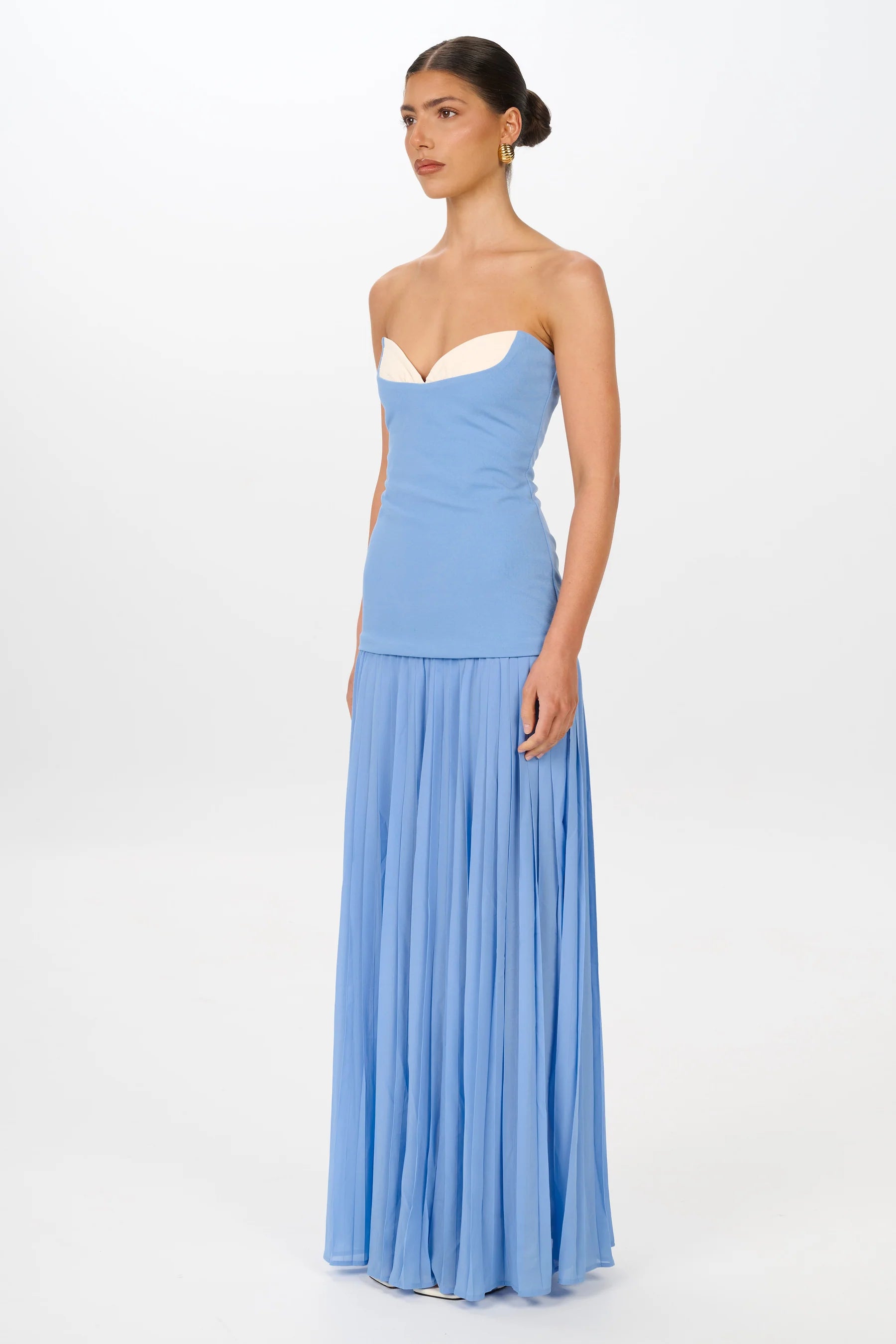 Nicolette Maxi in Cornflower Blue - Jefre Sei