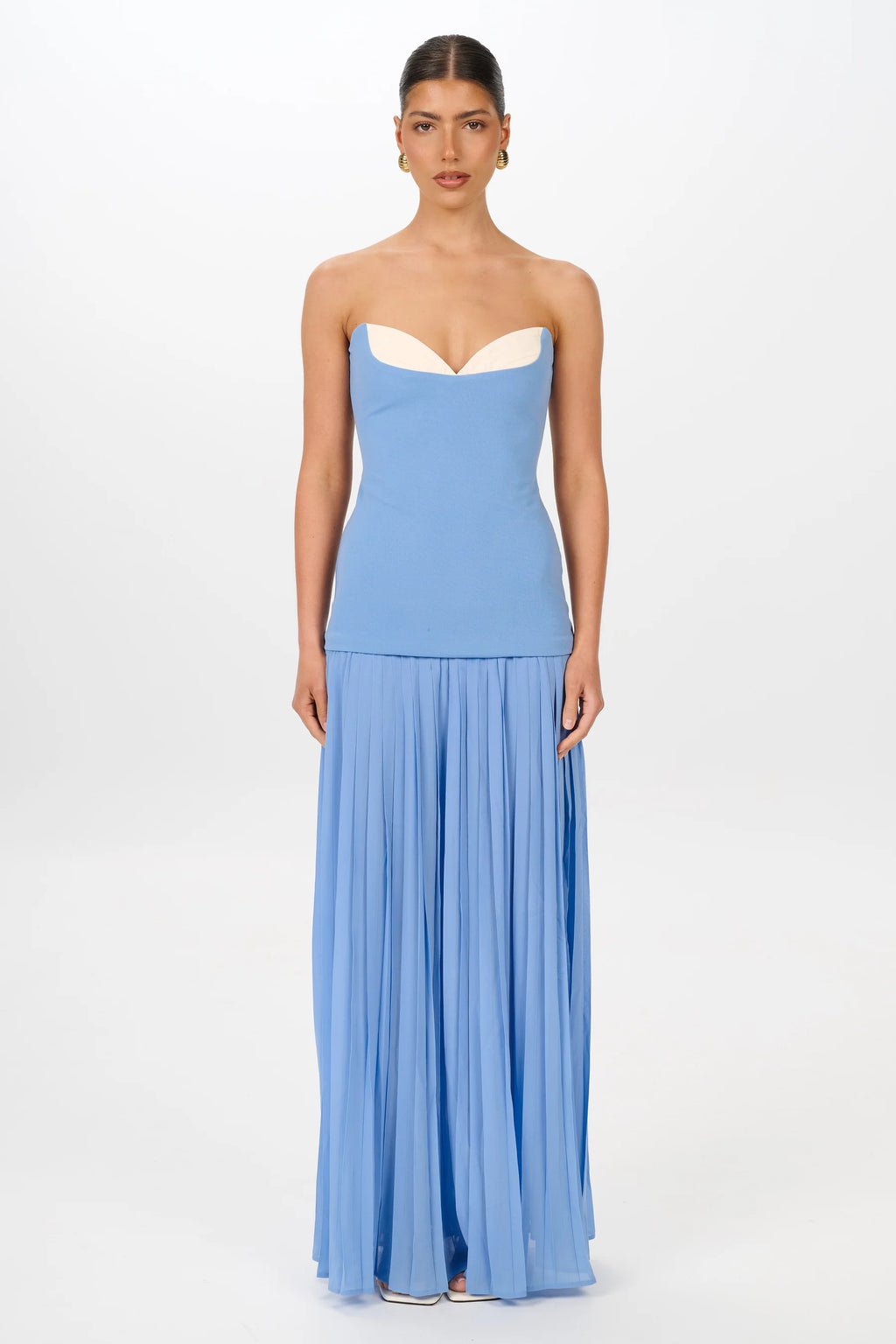 Nicolette Maxi in Cornflower Blue - Jefre Sei