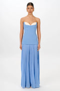 Nicolette Maxi in Cornflower Blue - Jefre Sei