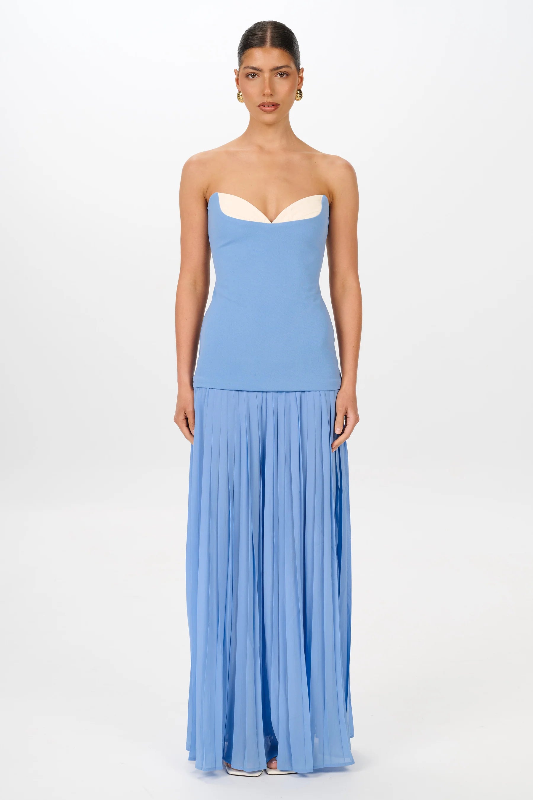 Nicolette Maxi in Cornflower Blue - Jefre Sei