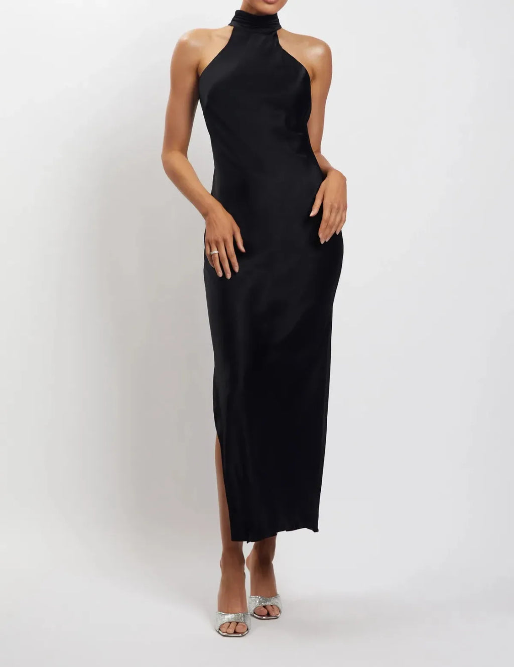 Claire Satin in Black - Meshki