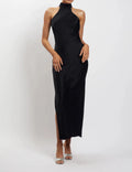 Claire Satin in Black - Meshki
