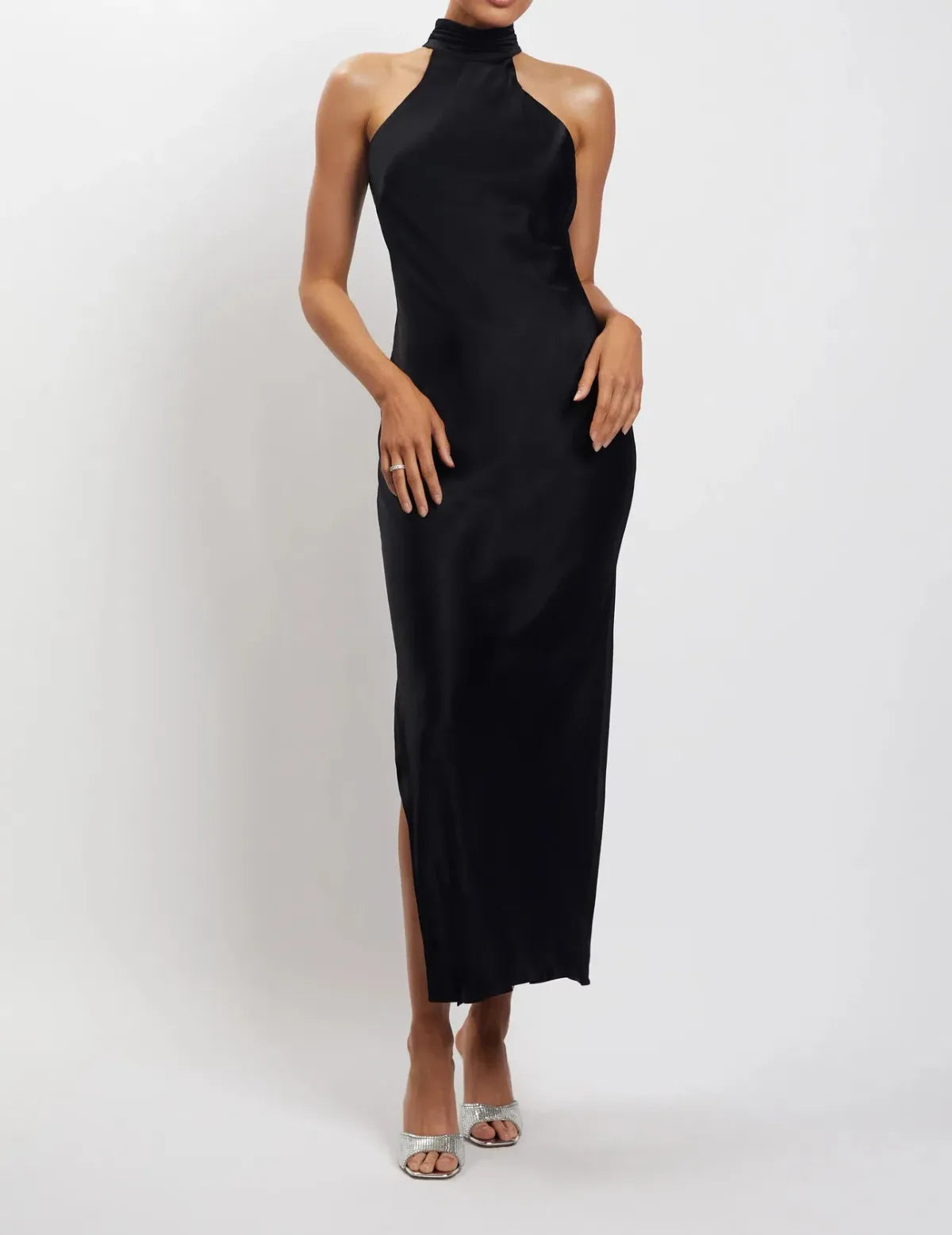 Claire Satin in Black - Meshki