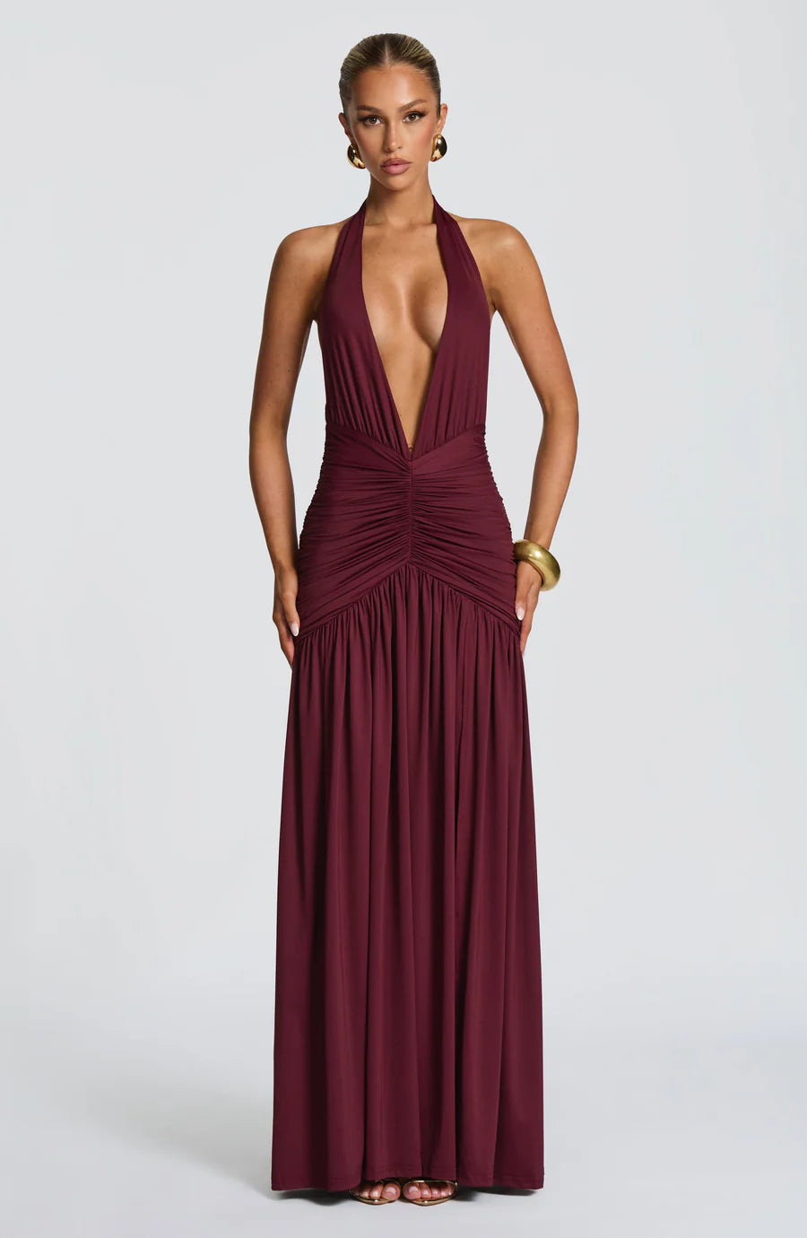 Melania Maxi in Cherry Lacquer - Baby Boo