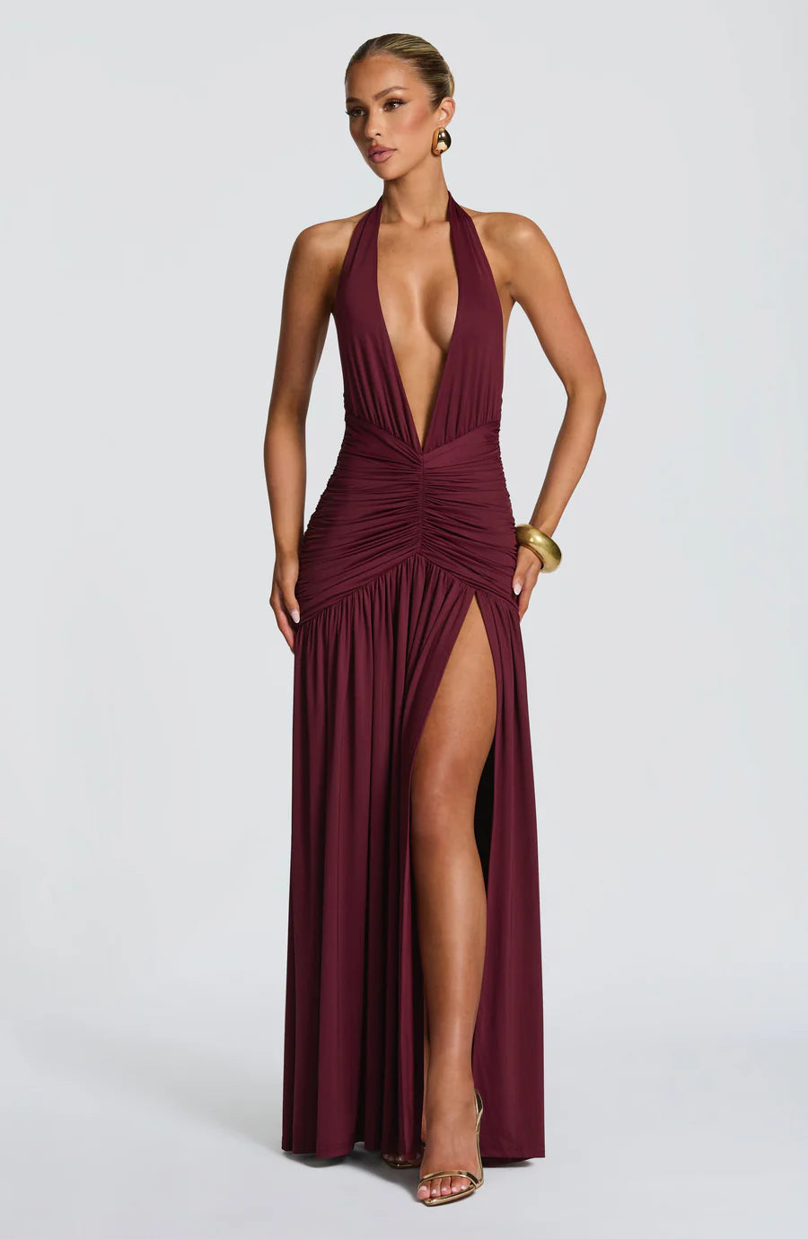 Melania Maxi in Cherry Lacquer - Baby Boo